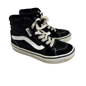 VANS Sk8-Hi Black White Classic High Top Sneakers Toddler Size 11 Youth